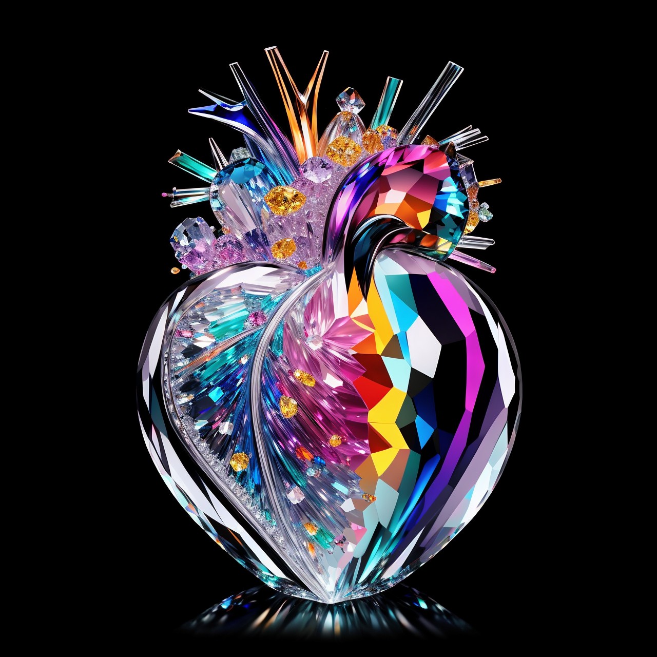 C18-show-06 colourful cs-cr1stal-18 photo of magnificent anatomical heart, dripping black liquid 954128893 c=7 40 0.4 DPM++ 2M Karras crystalClearPro_v10.jpg